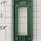 S-Helper 661-20-02 F3 Green Plastic Rear Door Frame