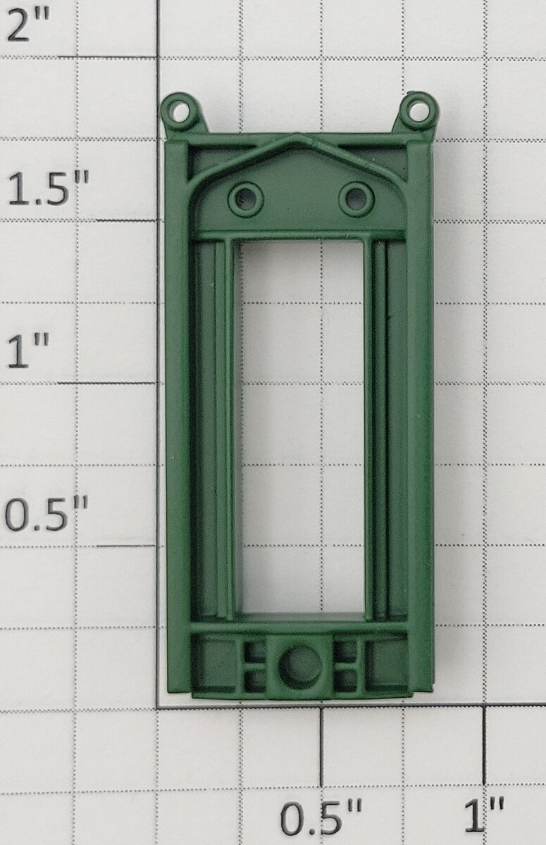 S-Helper 661-20-02 F3 Green Plastic Rear Door Frame
