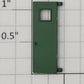 S-Helper 661-20-03 F3 Diesel Green Plastic Rear Door with Square Window