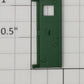 S-Helper 661-20-03 F3 Diesel Green Plastic Rear Door with Square Window