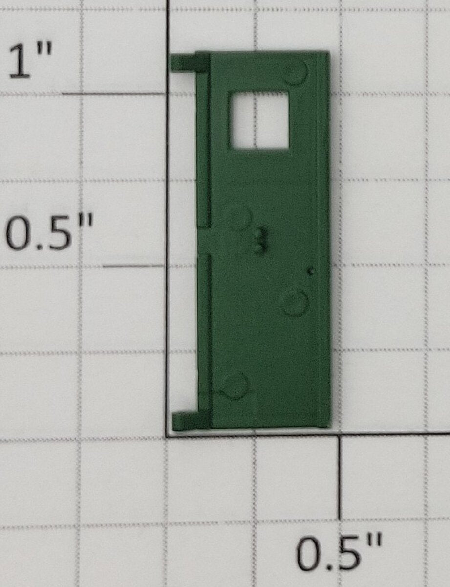 S-Helper 661-20-03 F3 Diesel Green Plastic Rear Door with Square Window