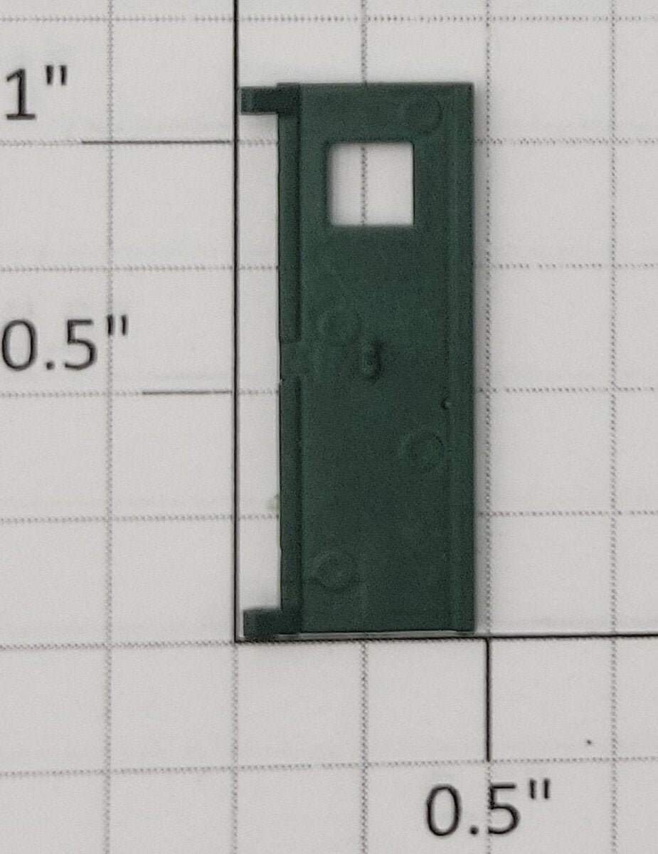 S-Helper 661-20-03 F3 Diesel Dark Green Plastic Rear Door with Square Window