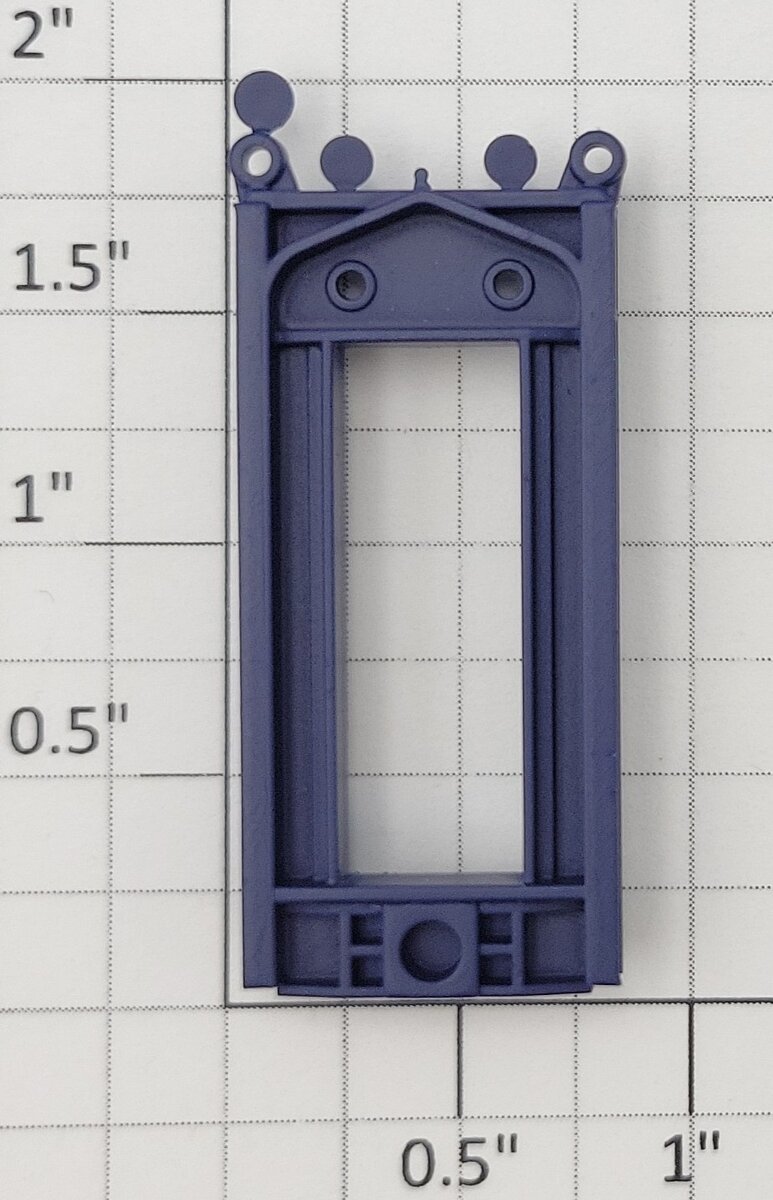 S-Helper 661-20-02 F7 Diesel Locomotive Navy Blue Plastic Rear Door Frame