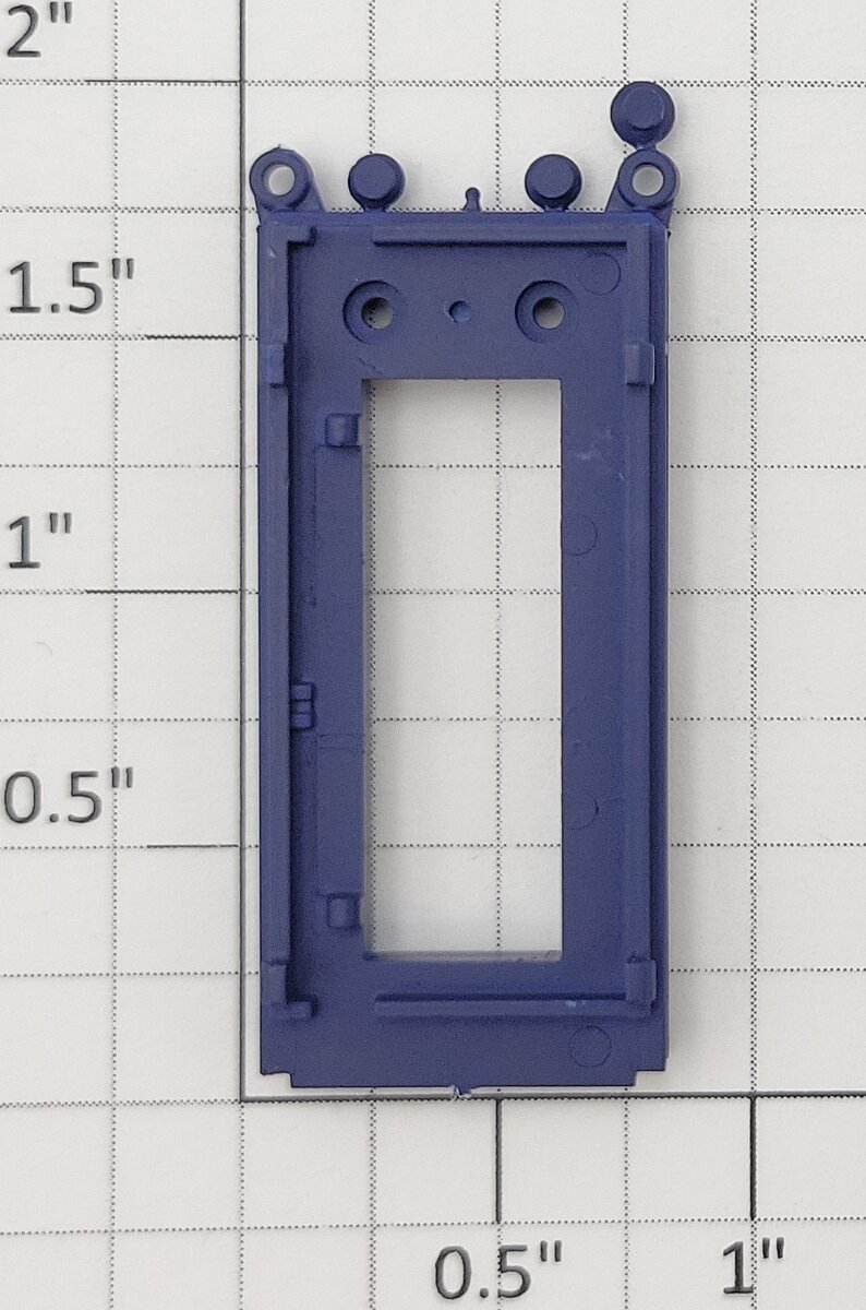S-Helper 661-20-02 F7 Diesel Locomotive Navy Blue Plastic Rear Door Frame