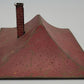 Lionel 438-1 Prewar O Gauge Red Tinplate Signal Tower Roof with Chimney