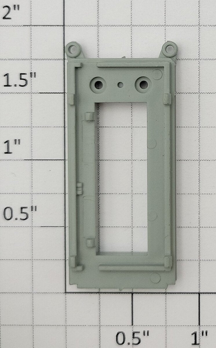 S-Helper 661-20-02 F3 Diesel Locomotive Light Gray Plastic Rear Door Frame