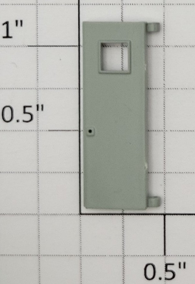 S-Helper 661-20-03 F3 Diesel Light Gray Plastic Rear Door with Square Window