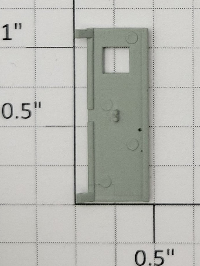 S-Helper 661-20-03 F3 Diesel Light Gray Plastic Rear Door with Square Window