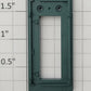 S-Helper 661-20-02 F3 Diesel Locomotive Green Plastic Rear Door Frame
