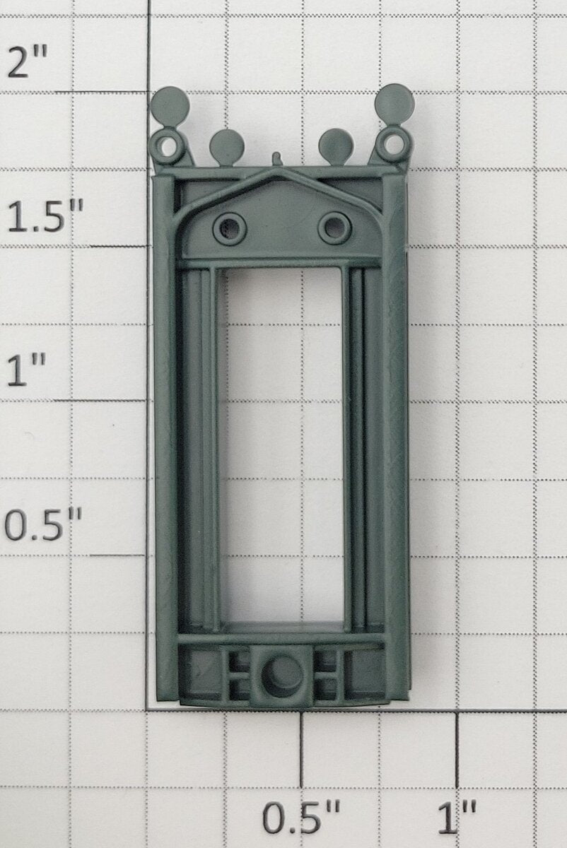 S-Helper 661-20-02 F7 Diesel Locomotive Forest Green Plastic Rear Door Frame