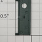 S-Helper 661-20-01 F7 Forest Green Plastic Rear Door with Round Window
