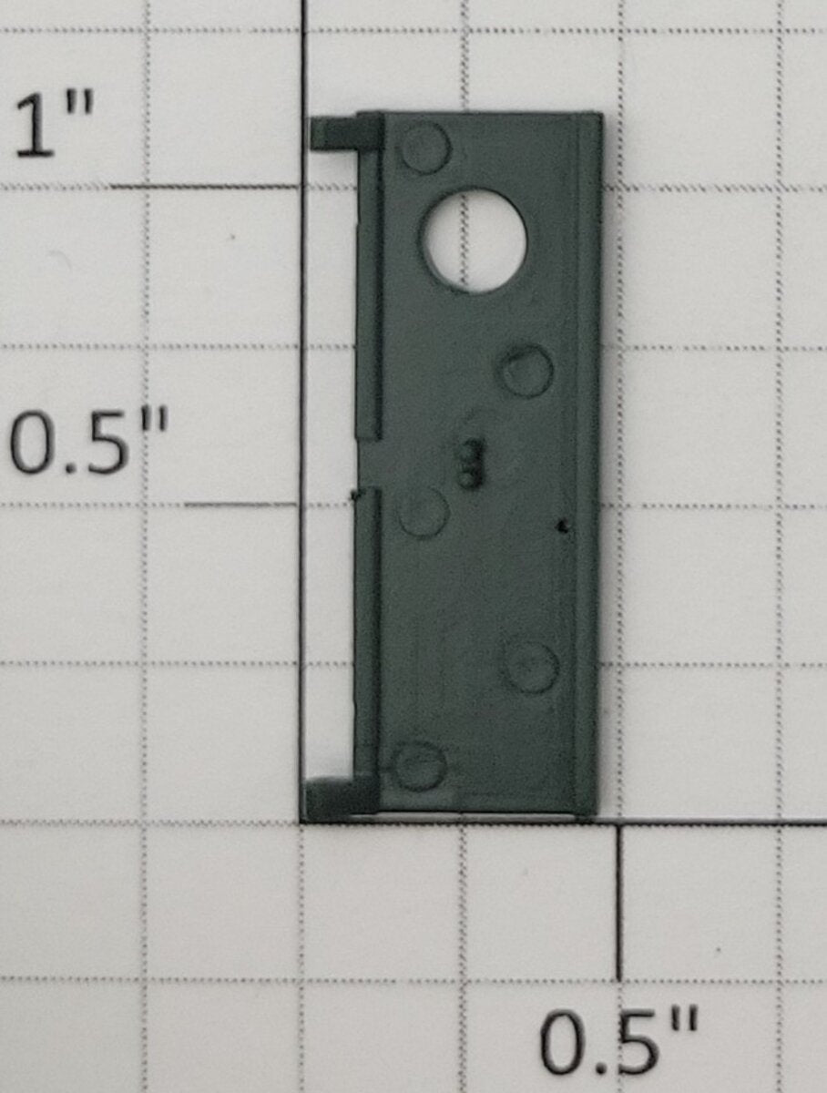 S-Helper 661-20-01 F7 Forest Green Plastic Rear Door with Round Window
