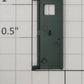 S-Helper 661-20-03 F7 Forest Green Plastic Rear Door with Square Window