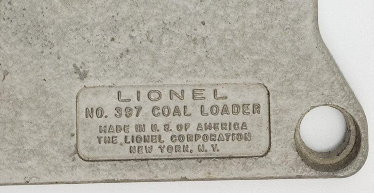 Lionel 397-8 Coal Loader Base