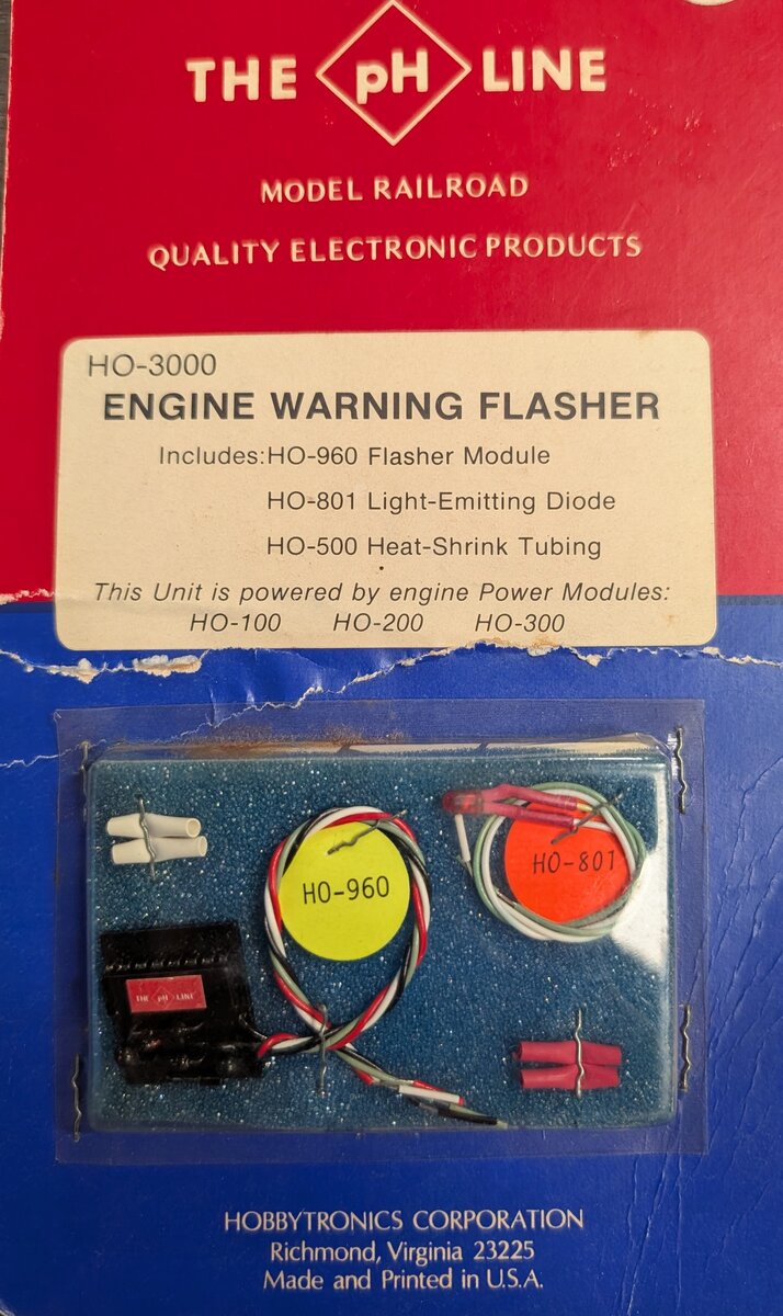Hobbytronics Corporation 3000 HO Engine Warning Flasher Kit