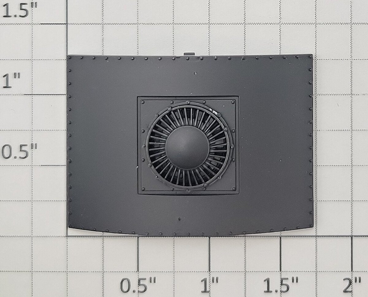 S-Helper SHS-02190 F7 Diesel Locomotive Black Dynamic Brake Panel
