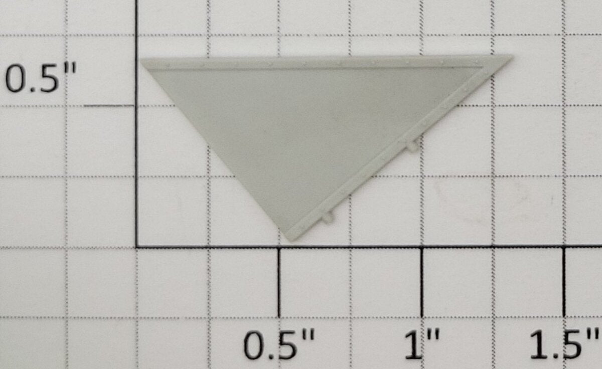 S-Helper 1278-06-07 Unpainted Plastic Bay Offset Divider