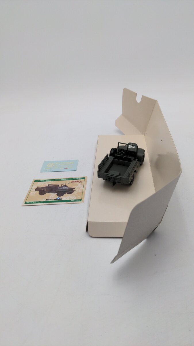 Solido 6103 1:50 Scale Military I Dodge 4 x 4 Truck W/Decal Set Limited Edition EX/Box