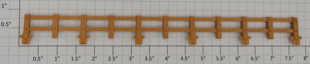 Lionel 9019-8 Flat Freight Car Yellow Fence Side