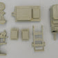 Acme 631-26 Assorted Plastic Warehouse Items Including Hand Truck & Forklift