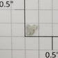 S-Helper 1278-05-11 Unpainted Plastic Left Hand Hopper Door Latch
