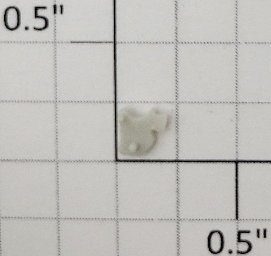 S-Helper 1278-05-11 Unpainted Plastic Left Hand Hopper Door Latch