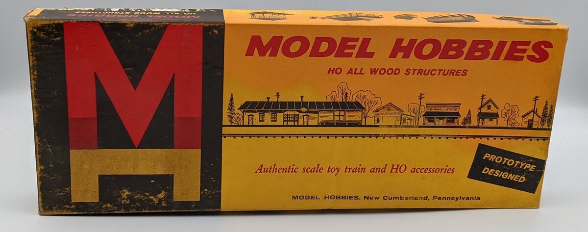 Model Hobbies 587 HO Storage Warehouse Wood Building Kit