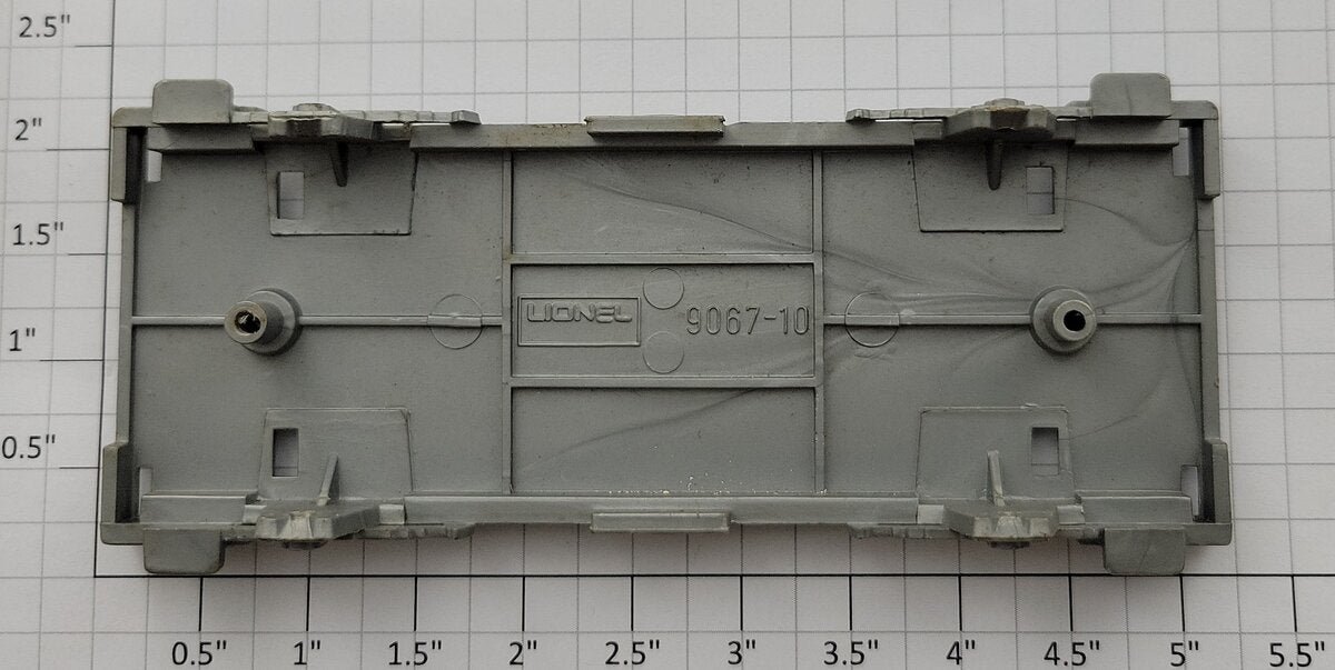 Lionel 9067-10 Gray Plastic Bobber Caboose Frame