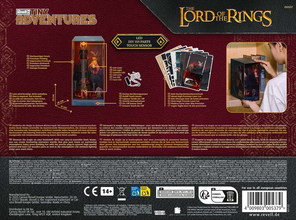 Revell 00537 The Lord of the Rings - Barad-Dur Tiny Adventures Book Nooks