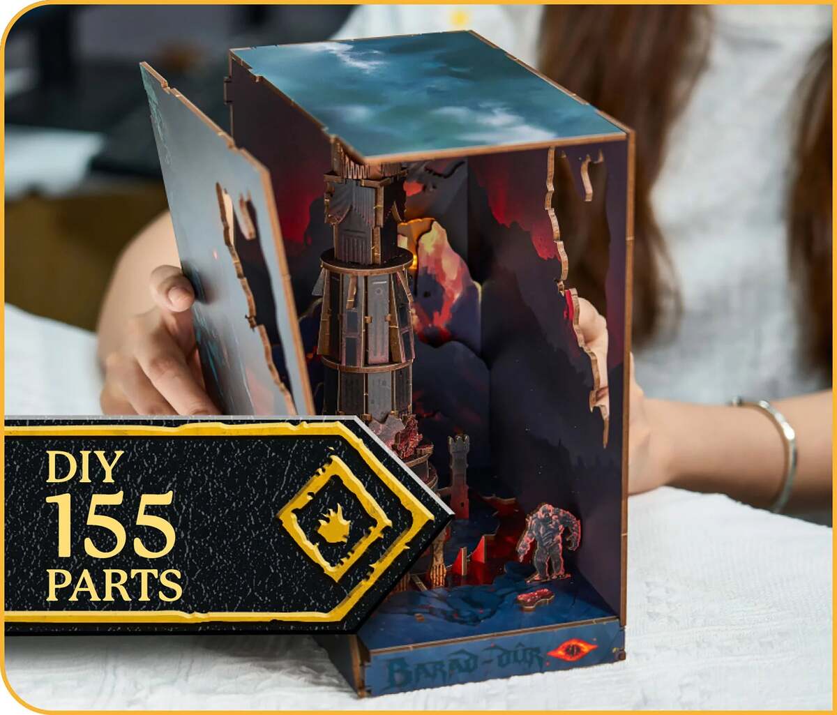 Revell 00537 The Lord of the Rings - Barad-Dur Tiny Adventures Book Nooks