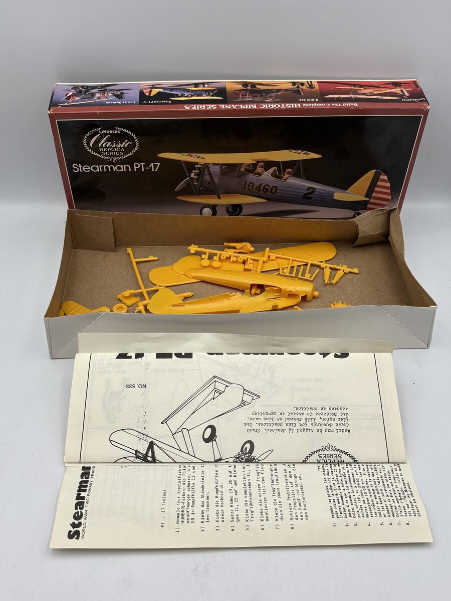 Lindberg 533 1:48 Stearman PT-17 Kit