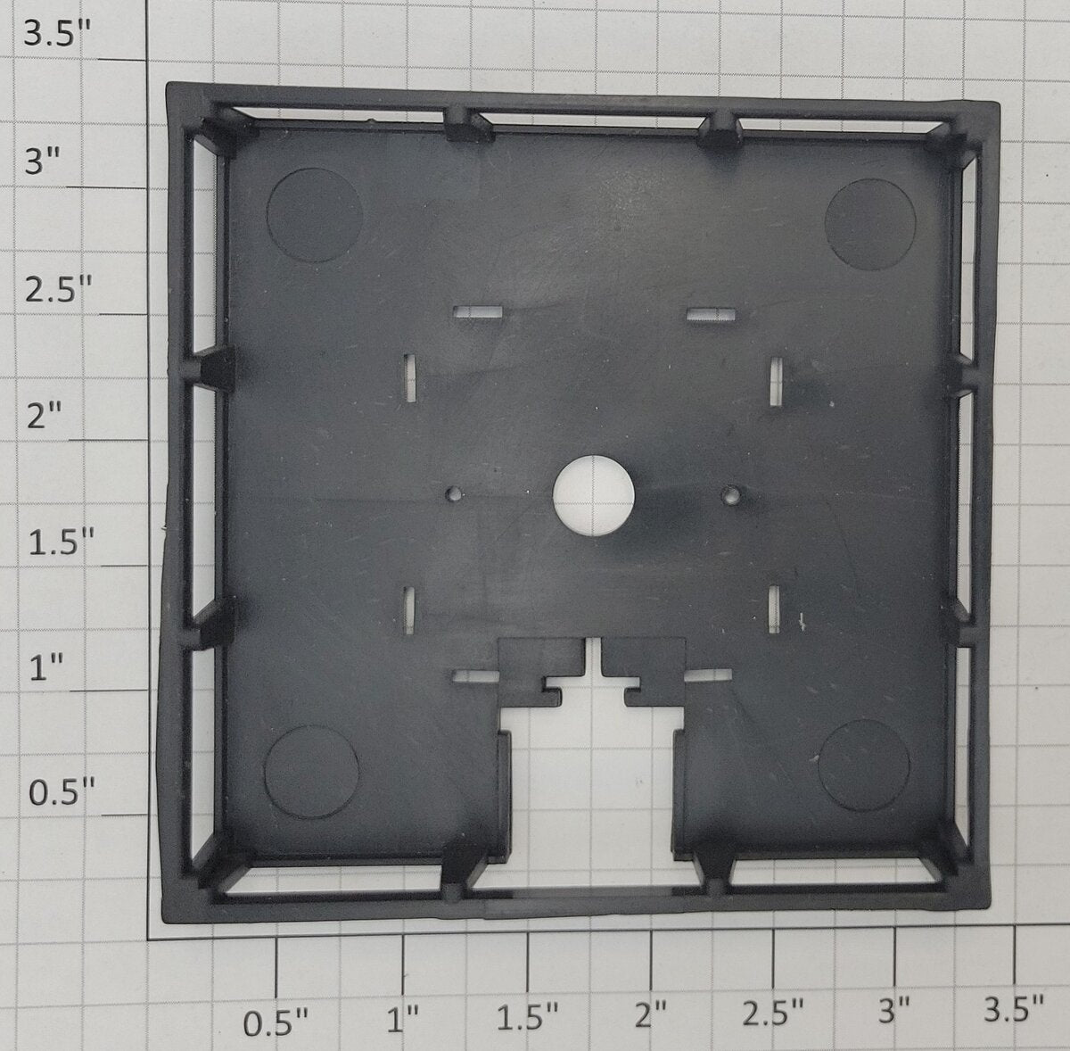 American Flyer PA12B439 Black Plastic Tower Platform with Large Hole