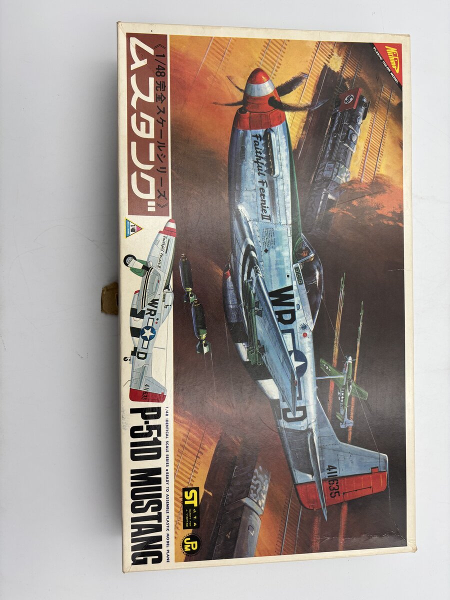 Nichimo Plastic Models S-4801 1:48 P-51D Mustang Kit