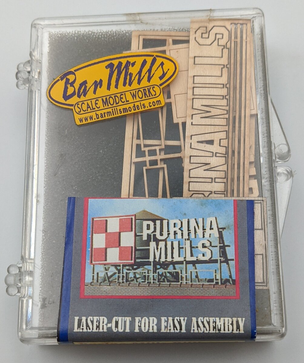 Bar Mills 93101 HO Purina Mills Billboard Building Kit