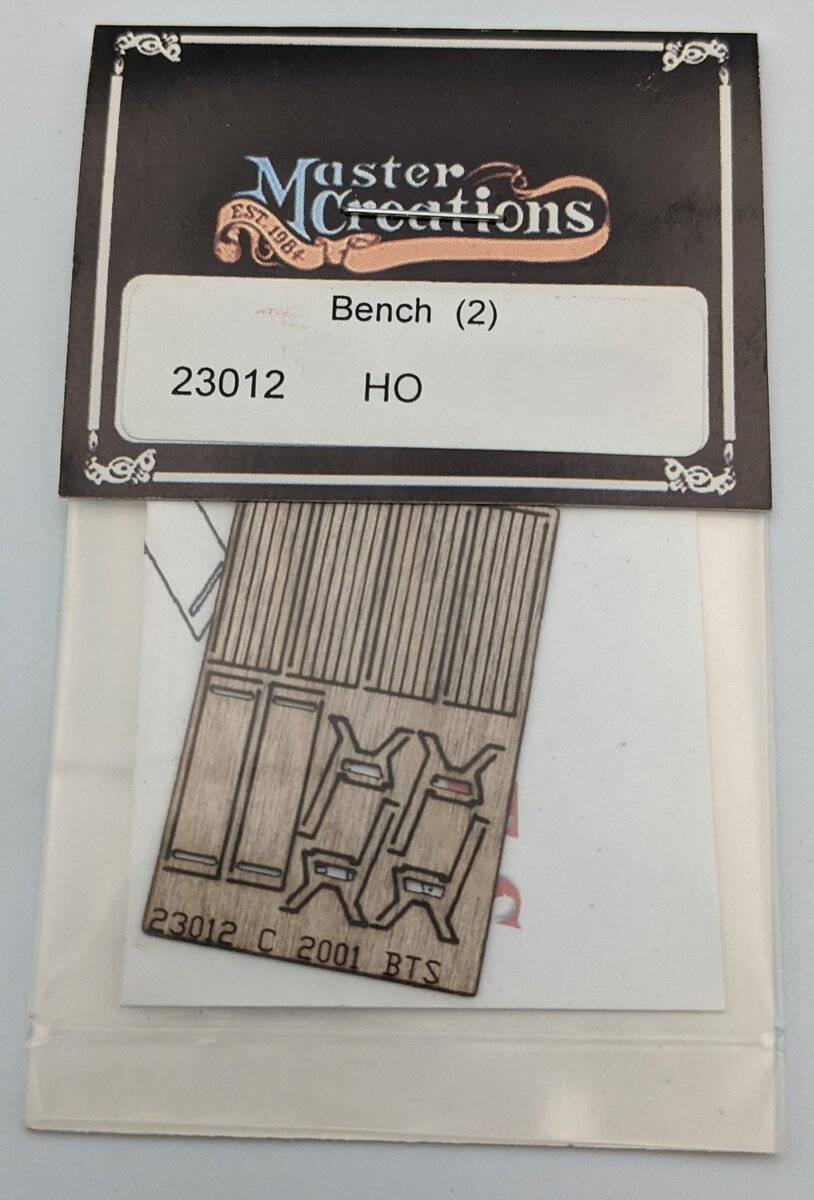 Master Creations 23012 Ho Bench Building Kit (2 Pack)
