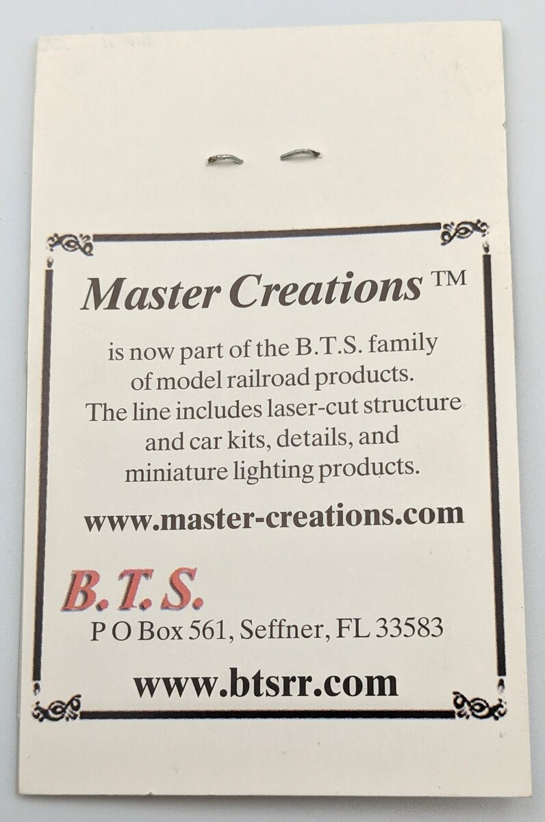 Master Creations 23012 Ho Bench Building Kit (2 Pack)