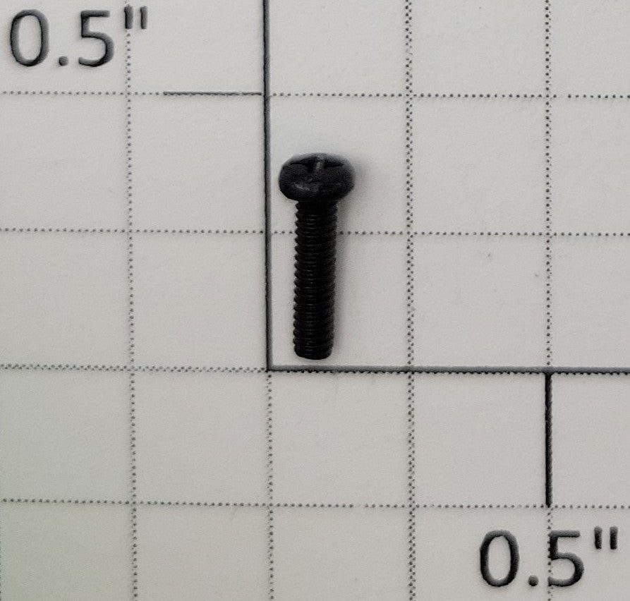 S-Helper 001-20080DPM M2-0.4 x 8mm Black Phillips Round Head Screw