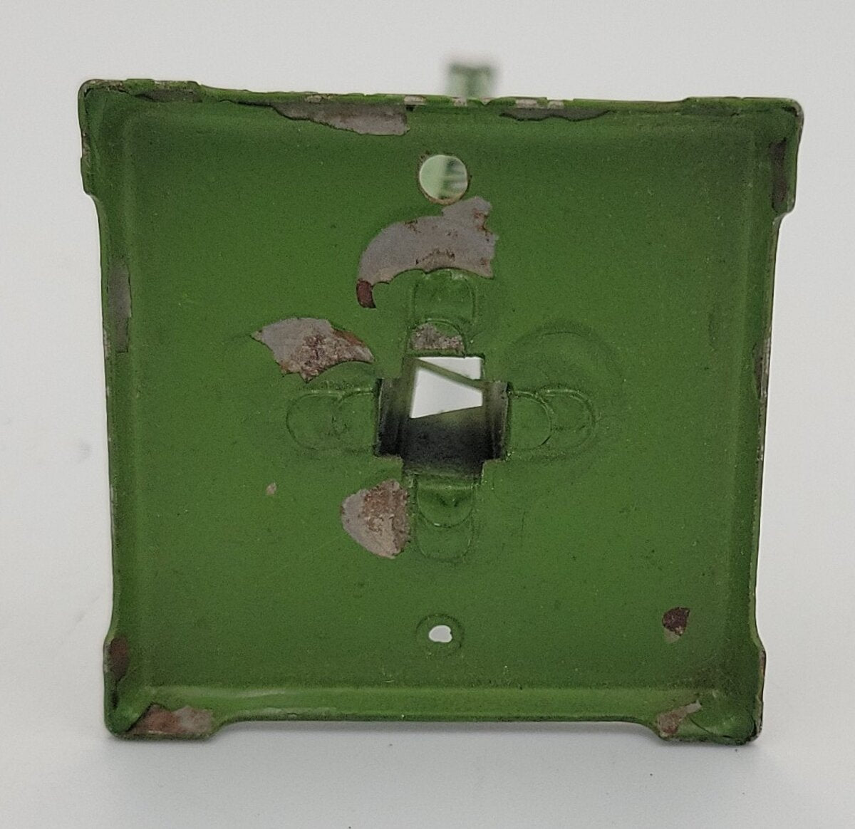Lionel 1045-10 Green Automatic Watchman Lookout Railroad Crossing Sign w/ Base