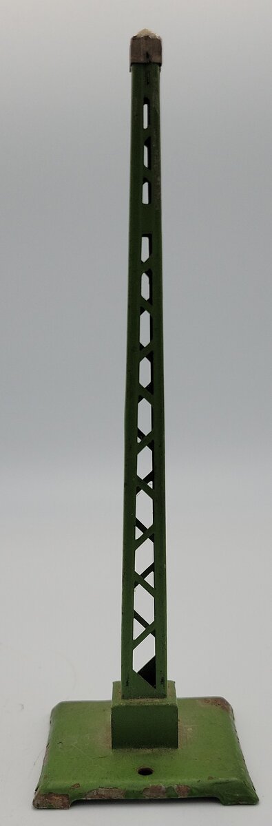 Lionel 1045-10 Green Automatic Watchman Lookout Railroad Crossing Sign w/ Base