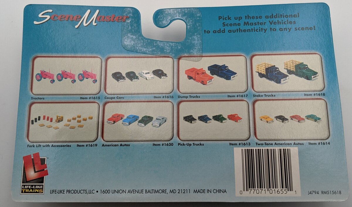 Scene Master 1618 HO Vintage 1950's Stake Trucks  (2 Pack)