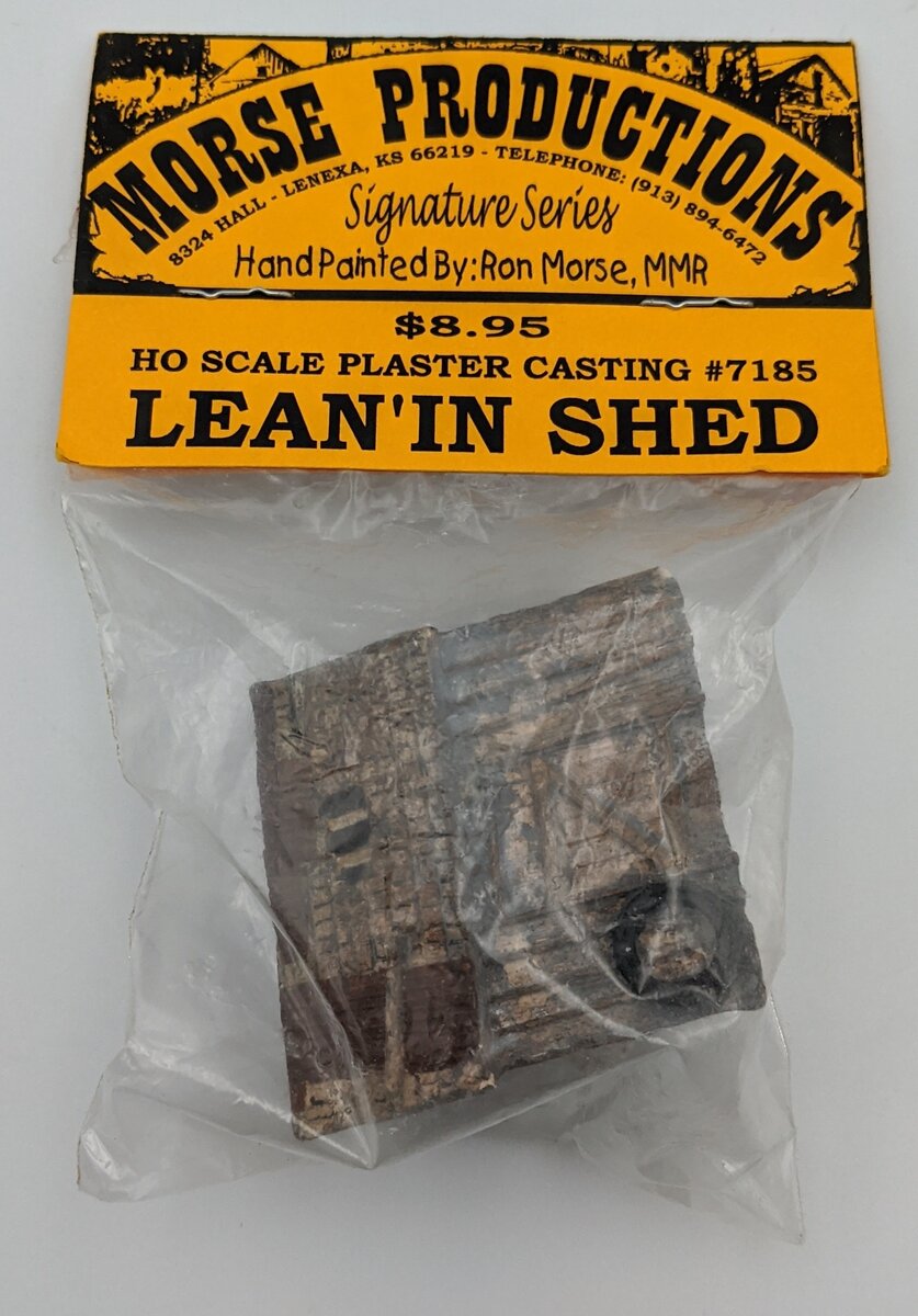 Morse Productions 7185 HO Lean'in Shed Plaster Casting