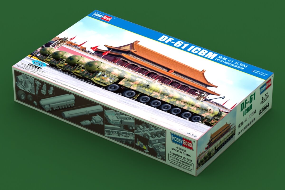 Hobby Boss 82964 1:72 DF-61 ICBM Plastic Armor Model  Kit
