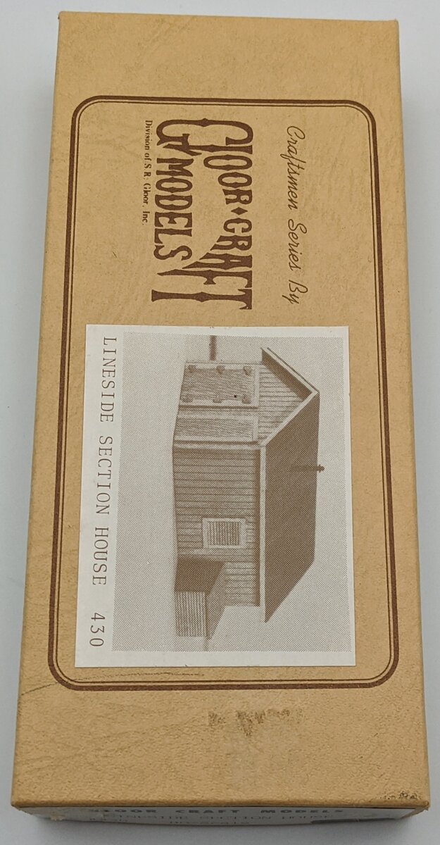 Gloor Craft 430 HO Lineside Section House Building Kit