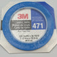 3M 92385 Blue Vinyl Tape .125" x 36yd