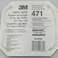 3M 92385 Blue Vinyl Tape .125" x 36yd
