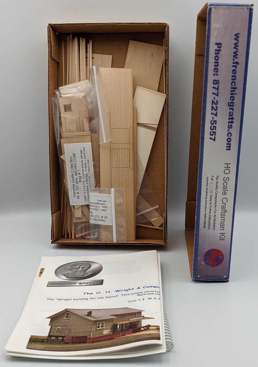Frenchie Gratts 107 HO Wm. H. Archer Building Craftsman Kit
