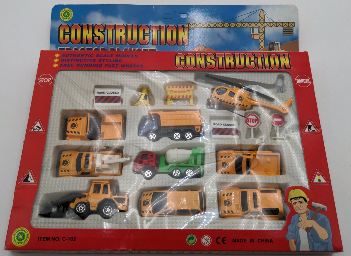 iPlay iLearn Toys C-102 1:64 Construction Tractor Playset