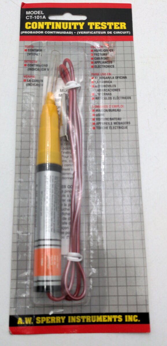 A.W Sperry Instruments Inc. CT-101A Continuity Tester