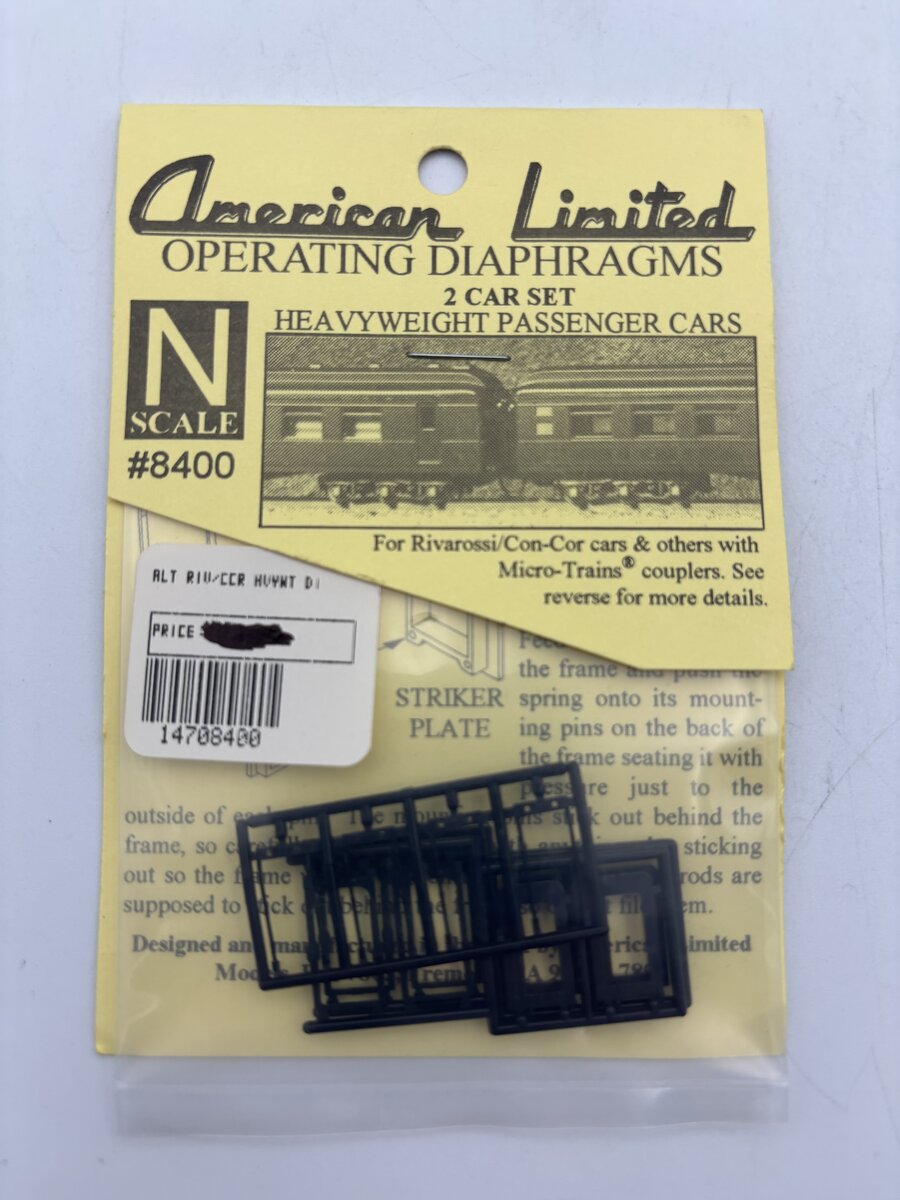 American Limited Models 8400 N Diaphragms, Heavyweight Passenger Cars