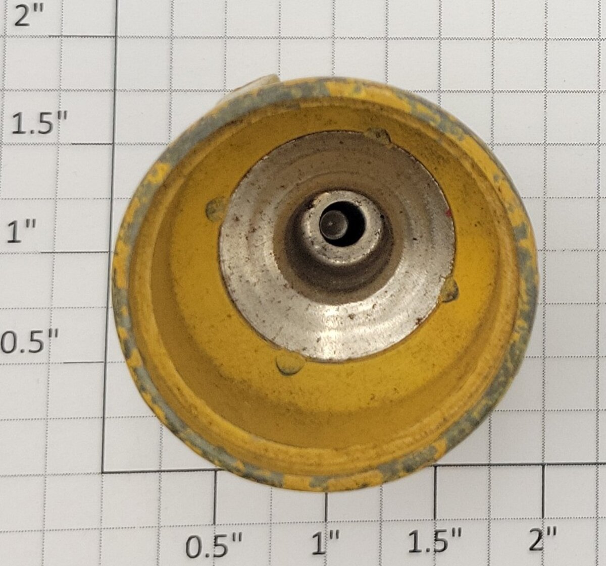 American Flyer XA8862Y S Gauge Yellow Searchlight Housing with Reflector